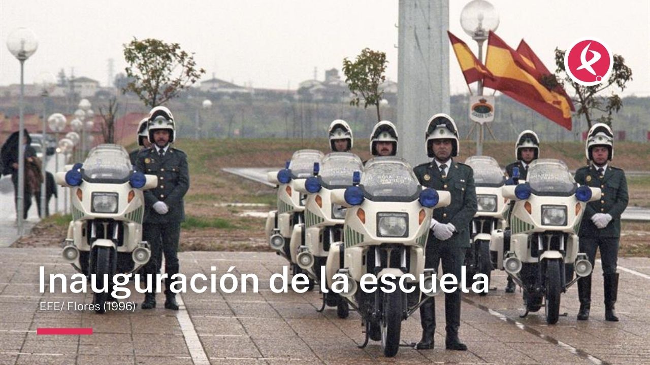 Inauguración de la escuela de tráfico de la Guardia Civil