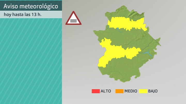 Avisos meteorológicos de Aemet para hoy jueves 12 de enero