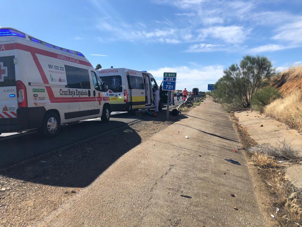 Accidente en la A66.