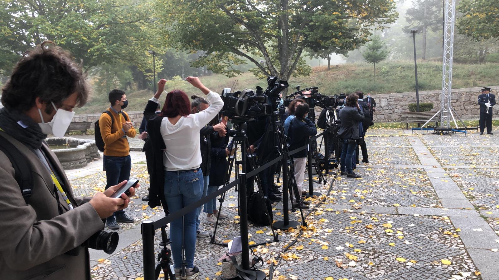 Periodistas en la Cumbre Hispanolusa