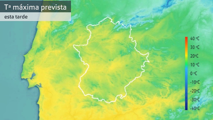 Temperatura máxima prevista para hoy viernes 3 de marzo