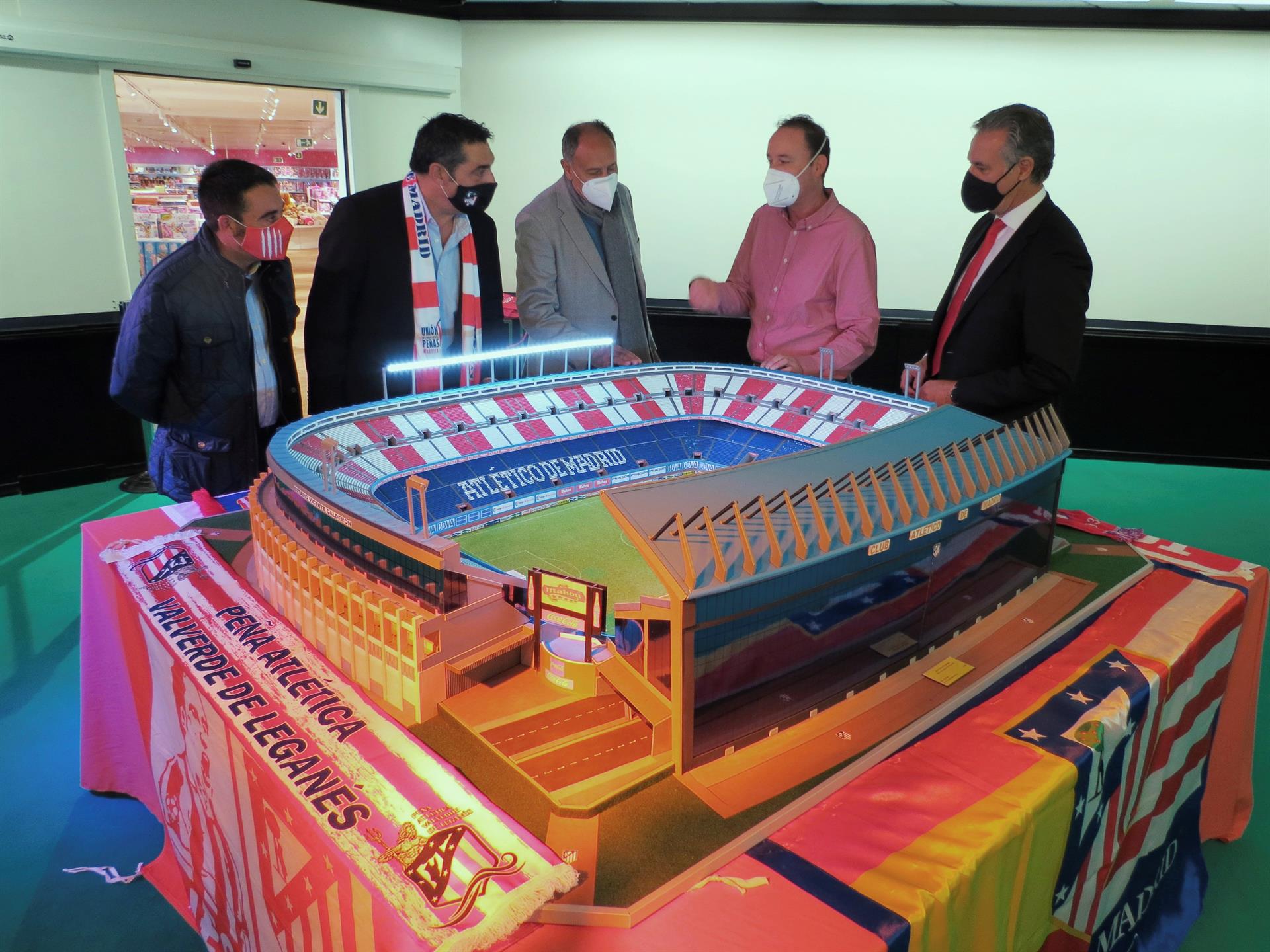 Maqueta del Vicente Calderón