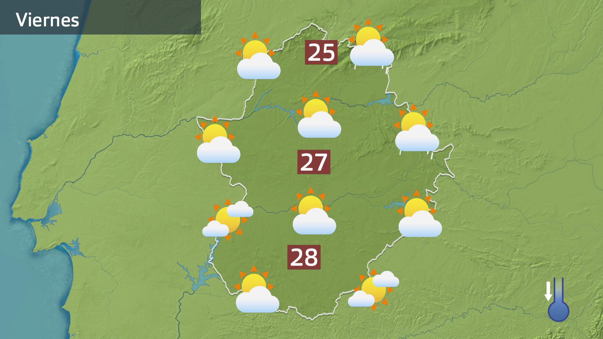 Mapa de previsión para hoy viernes 20 de septiembre