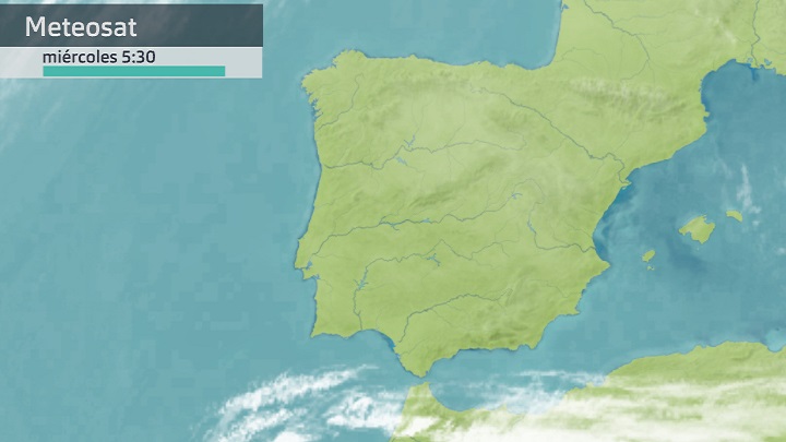 Imagen del Meteosat miércoles 5 de abril 5:30 h.