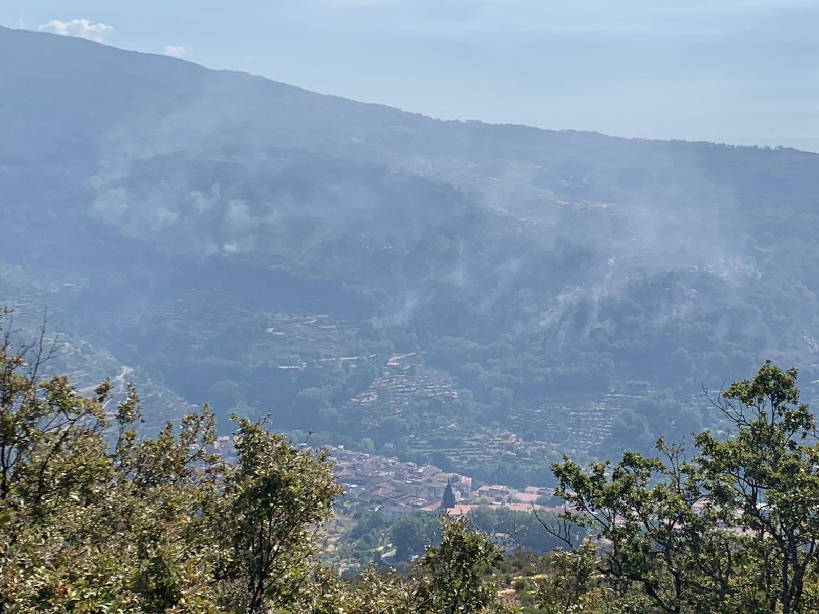 Los hidroaviones, sobrevolando Garganta la Olla