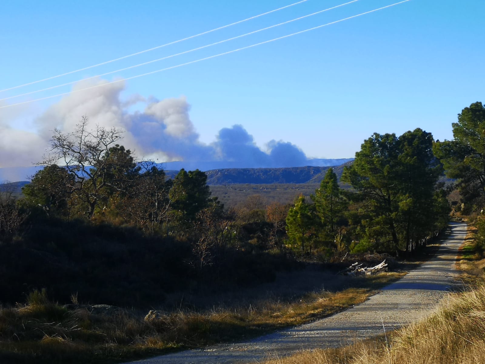 Imagen del incendio