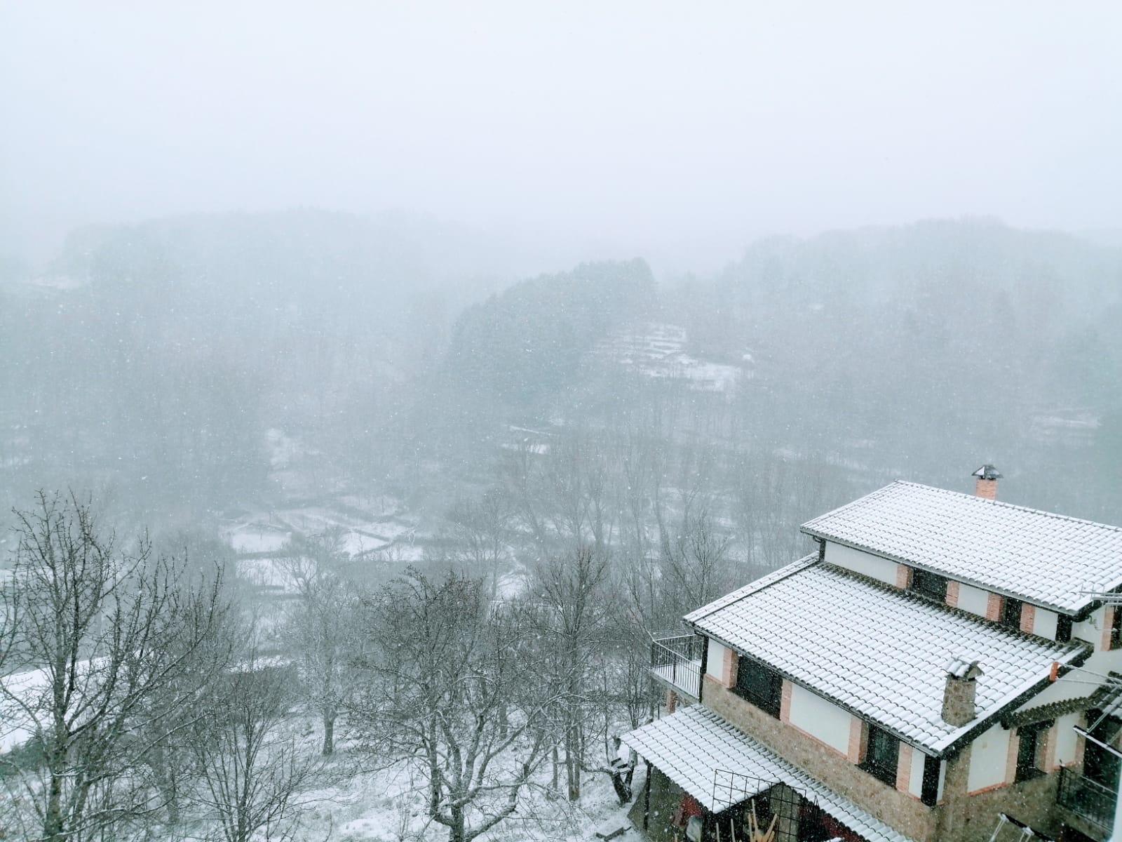 nieve en Extremadura