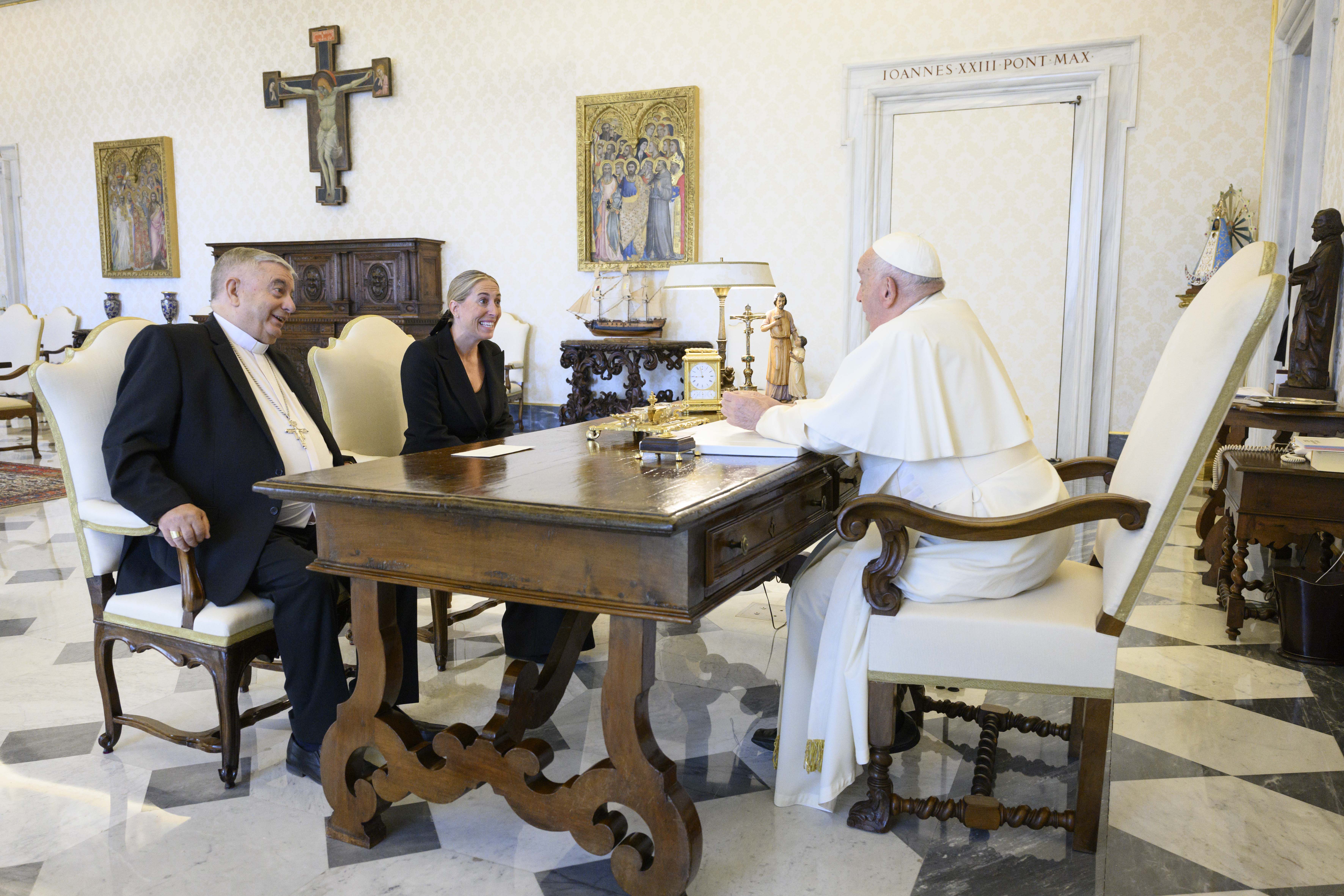 Audiencia con el Papa en el Vaticano