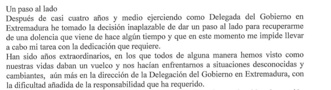 carta delegada del gobierno