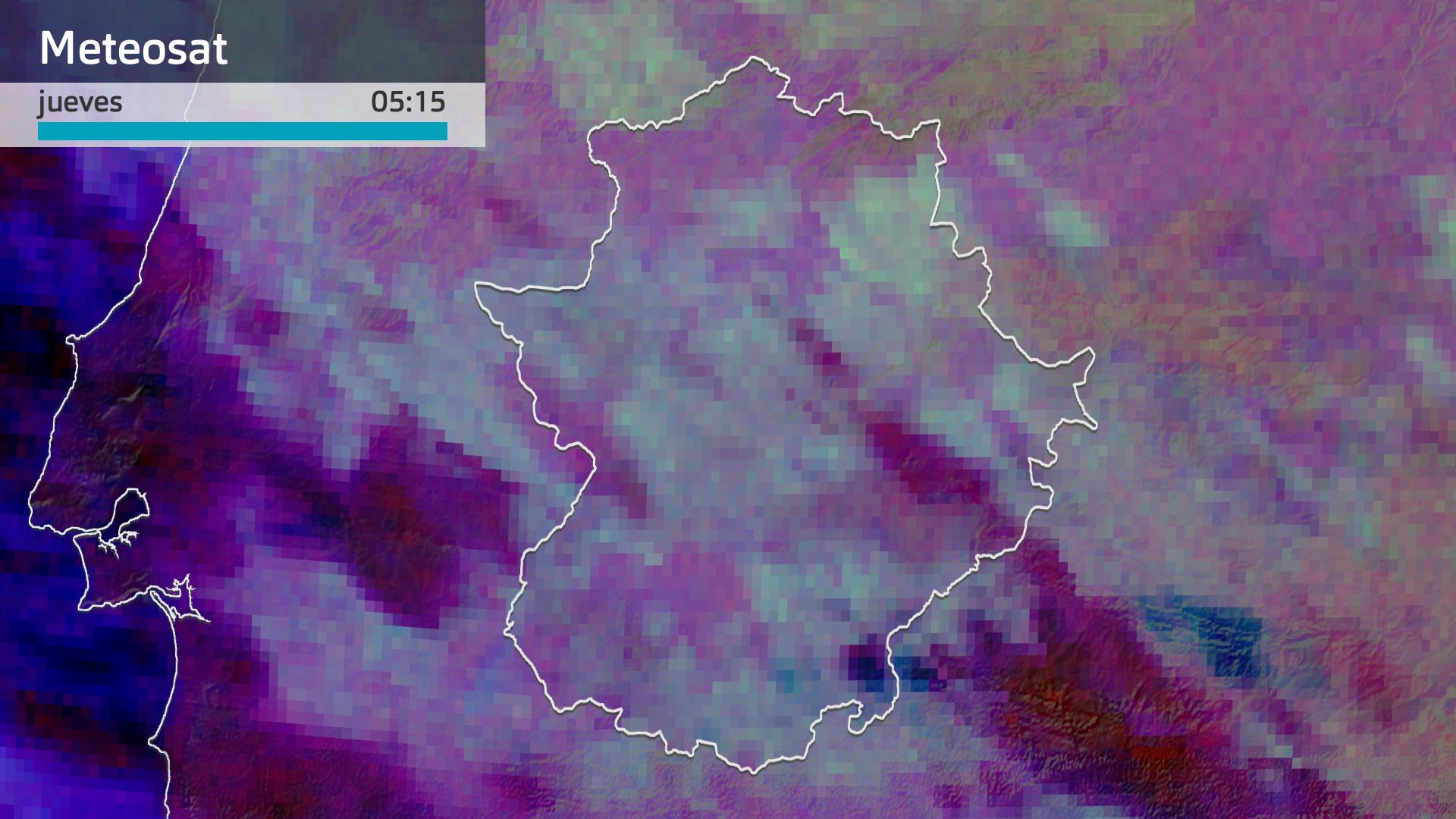 Imagen del Meteosat jueves 11 de enero 5:15 h.