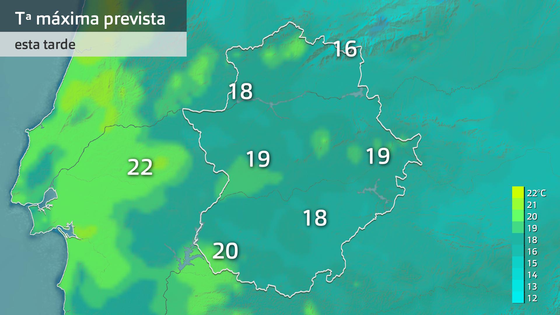 Temperatura máxima prevista para hoy jueves 1 de febrero