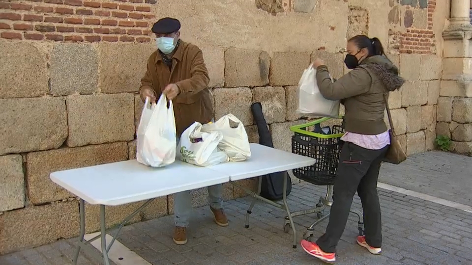 Recogida de alimentos de USO en Mérida