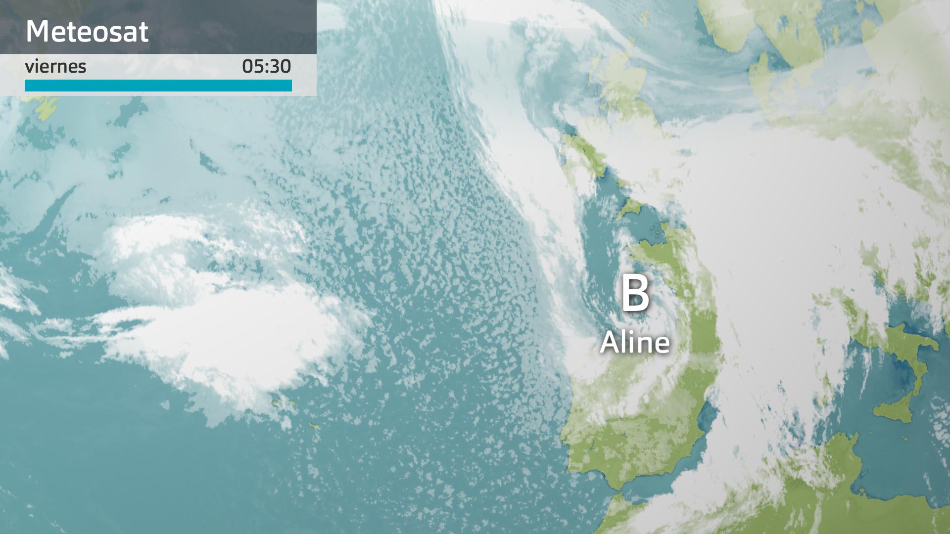 Imagen del Meteosat viernes 20 de octubre 5:30 h.