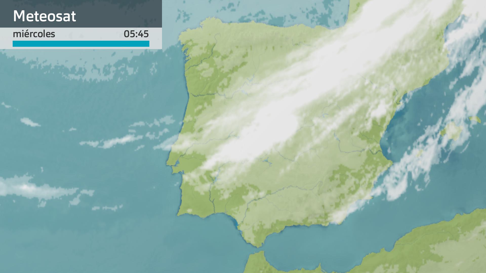 Imagen del Meteosa miércoles 20 de diciembre 5:45 h.