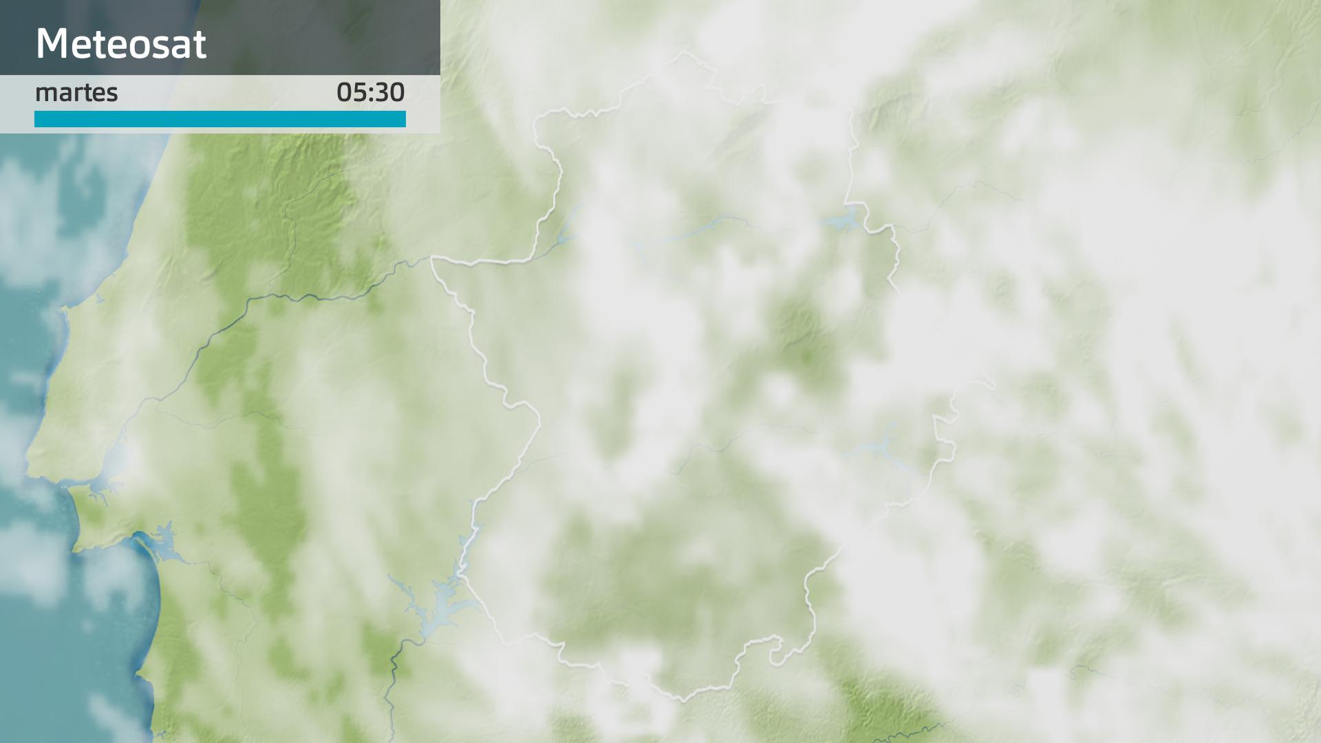 Imagen del Meteosat martes 6 de febrero 5:30 h.