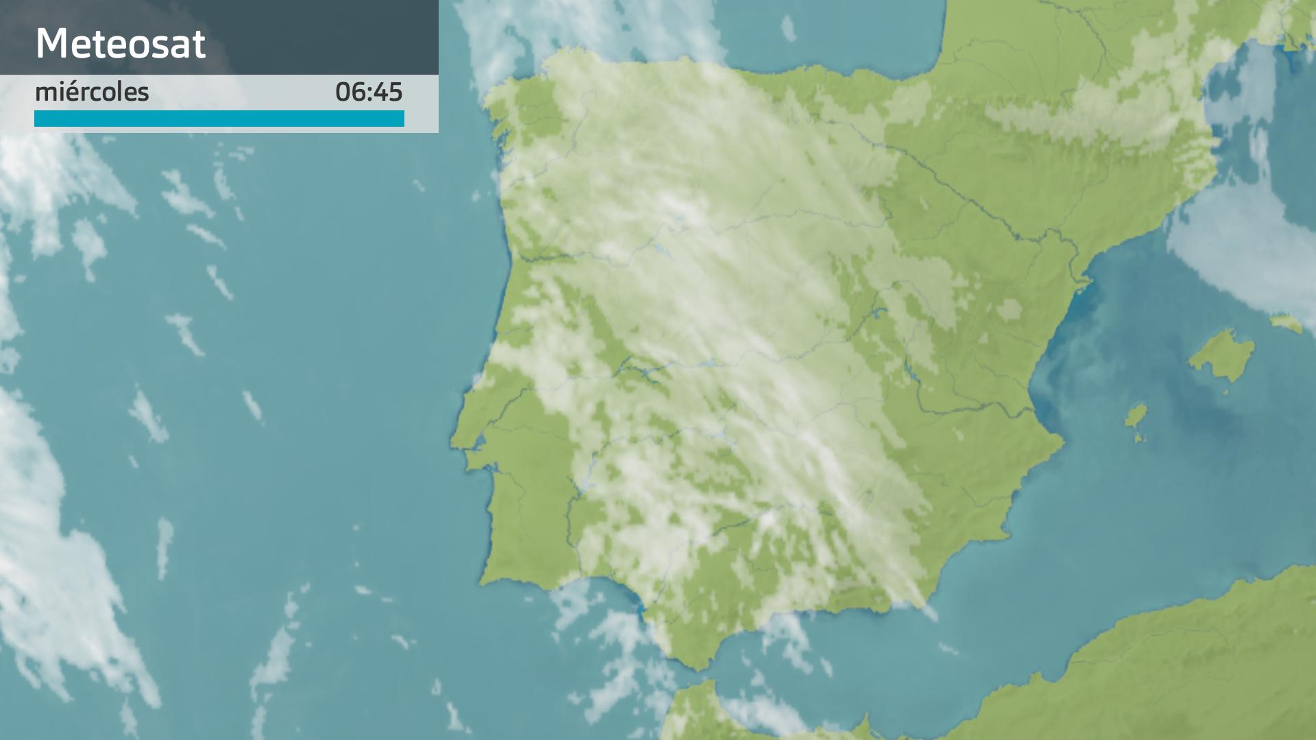 Imagen del Meteosat miércoles 8 de mayo 6:45 h.