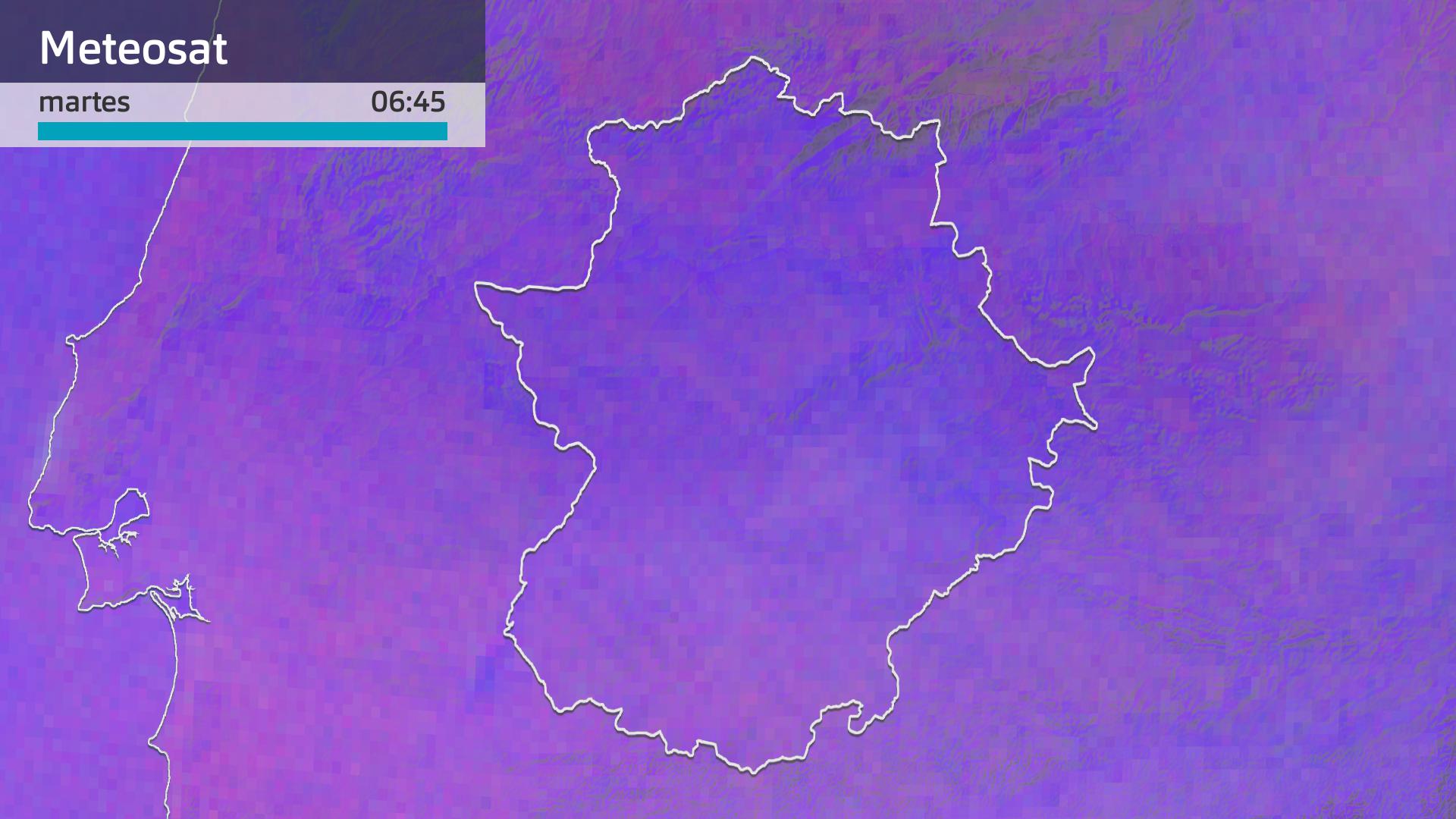 Imagen del Meteosat martes 23 de julio 6:45 h.