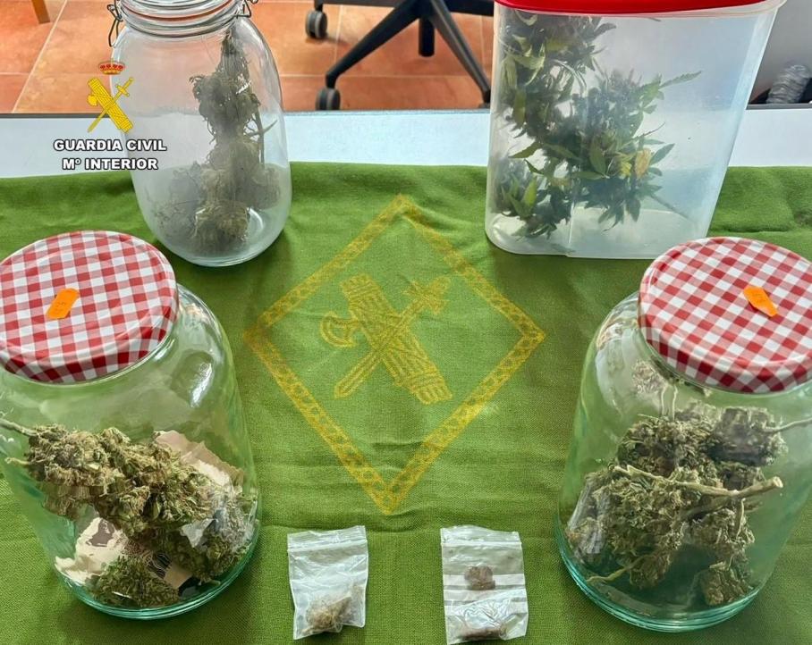 Droga incautada por la Guardia Civil