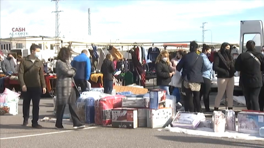 Mercadillo dominical de Badajoz