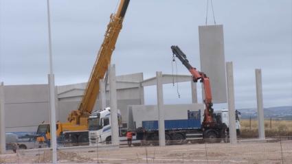 Construcción del parque empresarial en la Plataforma Logística