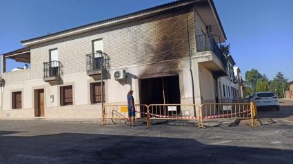 Incendio en una vivienda de Lobón