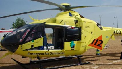 Helicóptero de emergencias del 112