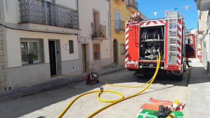 Incendio en Casar de Cáceres