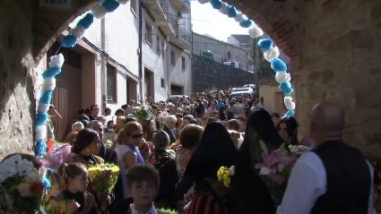 Ofrenda floral en Guadalupe