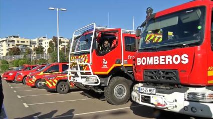 Efectivos extremeños parten hacia Valencia