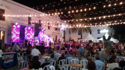 Fiestas patronales en la localidad de Bienvenida (Badajoz).