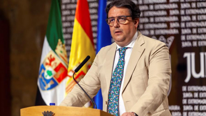 El consejero de Sanidad de la Junta de Extremadura, José María Vergeles