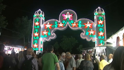 Alumbrado de la Feria de Cáceres. Archivo