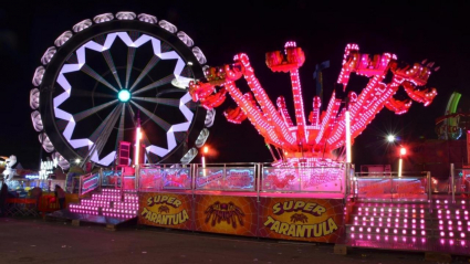 Atracciones en una feria de Extremadura