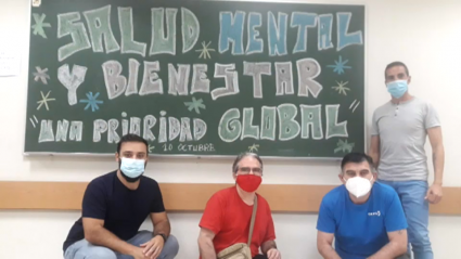 Imagen de una de las marchas virtuales convocadas en el Día de la Salud Mental