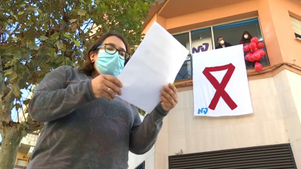 Acto y lectura de manifiesto en Badajoz