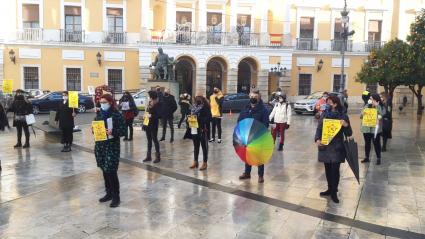 Concentración frente al ayuntamiento