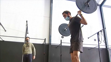 Gimnasio que ha reabierto tras semanas cerrado