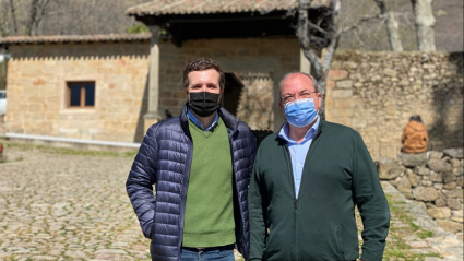 Casado y Monago en el Monasterio de Yuste