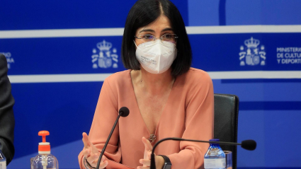 La ministra de Sanidad, Carolina Darias