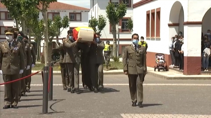 Funeral militar Débora Grau en Menacho