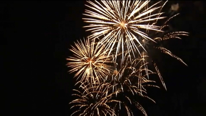 Fuegos artificiales en Badajoz