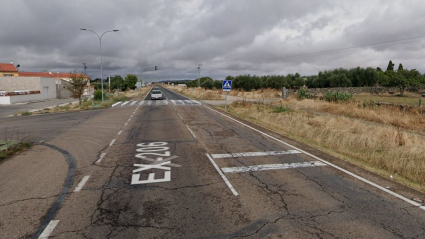 Zona cercana al lugar del accidente