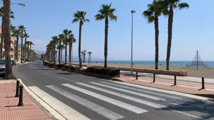 Paseo marítimo de Roquetas de Mar 