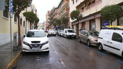 Calle Félix Valverde Lillo antes de comenzar las obras de peatonalización