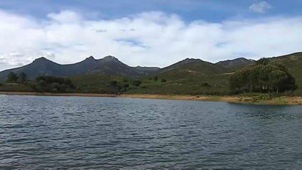 La playa de Cañamero estaría ubicada en este punto del embalse 'Cancho del Fresno'