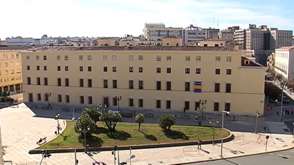 Fachada del Hospital Provincial de Badajoz