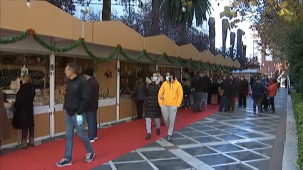 Mercado navideño en Badajoz