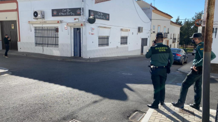 Despliegue policial el día del falso atraco