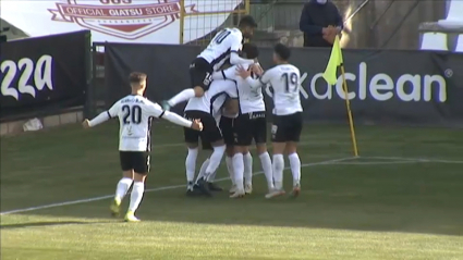 Celebración gol Mérida