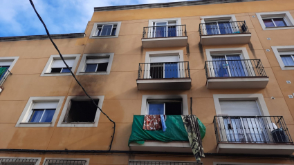 Incendio en Almendralejo